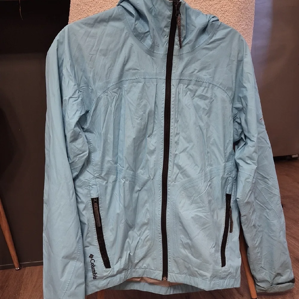 Columbia Sky Blue Hooded Jacket - Picture 4 of 5